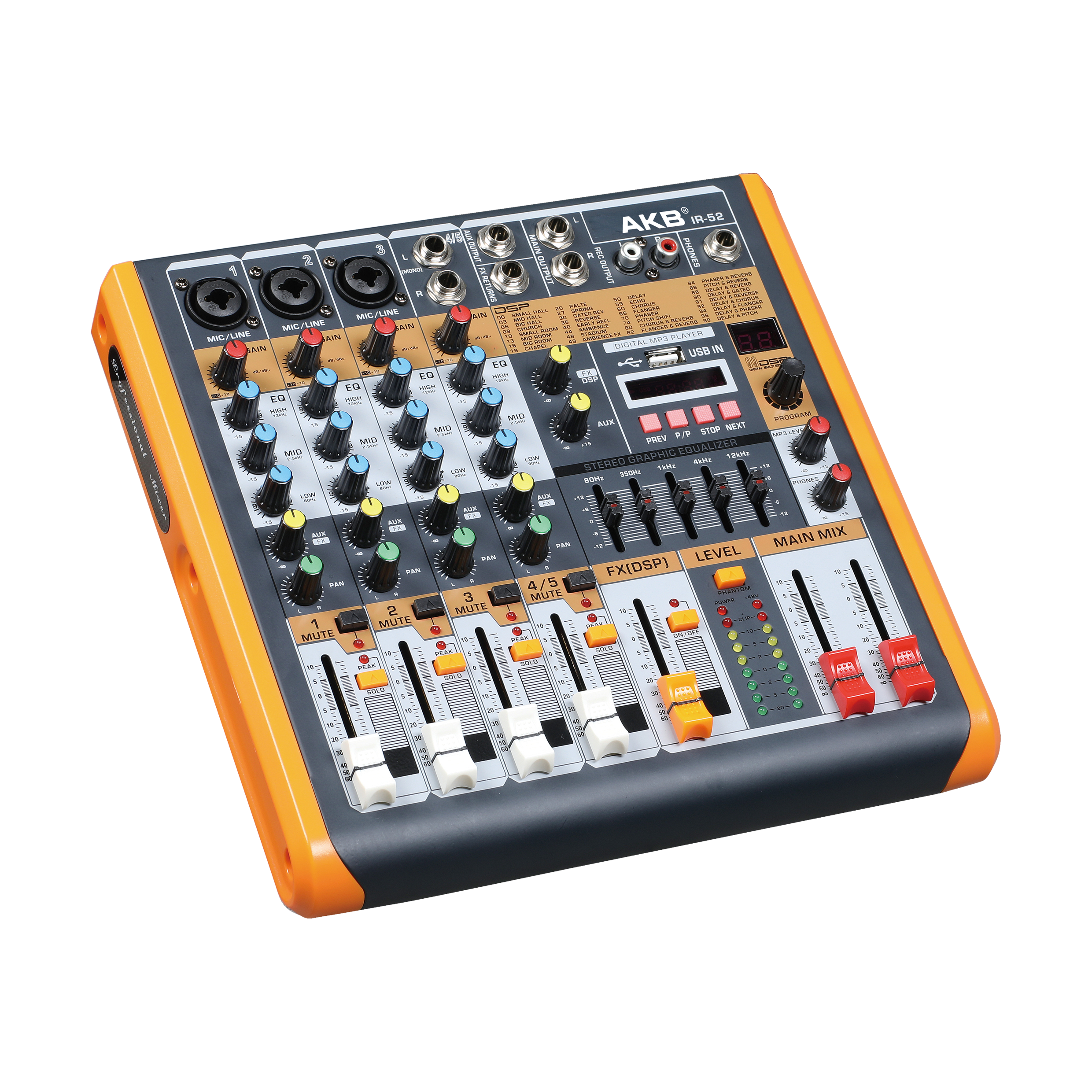 IR-52 professional audio mixer 99 DSP