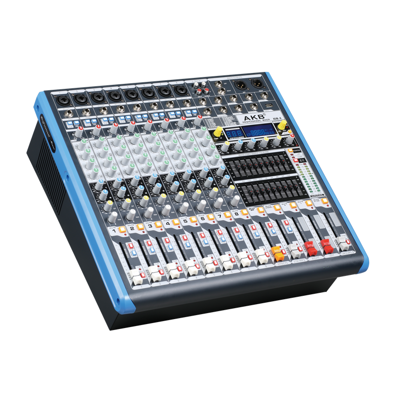 HR-8 audio Karaoke echo mixer with amplifier