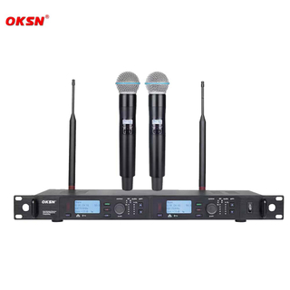 UHF DUAL Fixed-Frequency Wireless Microphone System SN-P910