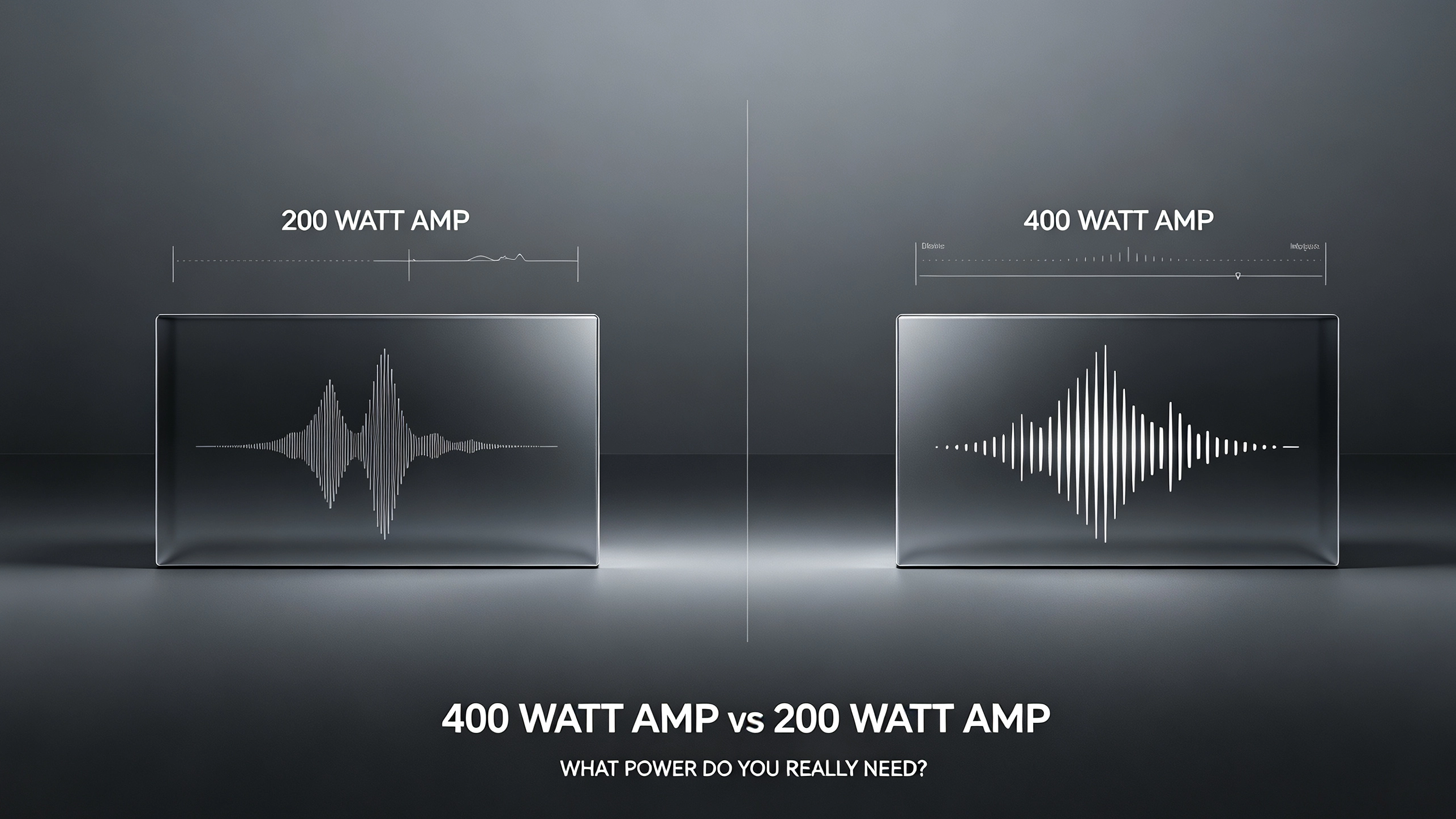 400 Watt Amp vs 200 Watt Amp: What Power Do You Really Need?