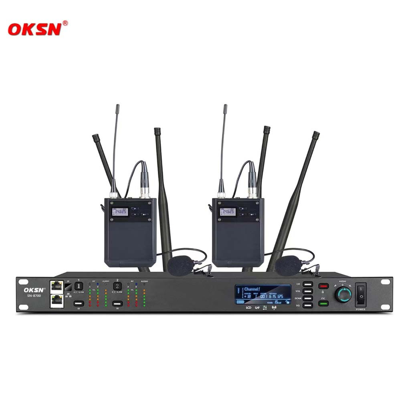 UHF DUALIR-Sync Wireless Microphone System SN-8700