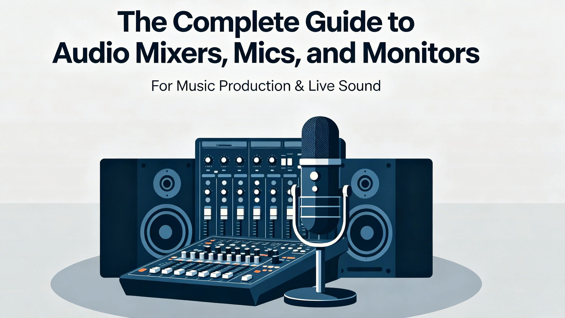 The Complete Guide to Audio Mixers, Mics, and Monitors