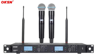 UHF DUAL IR-Sync Wireless Microphone System SN-9100