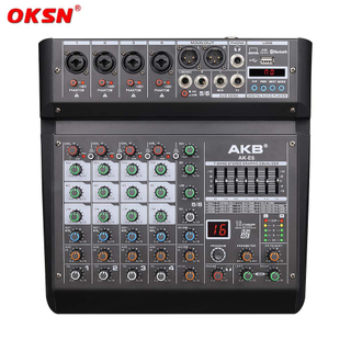 Professional Audio Mixer AK-E6 Usb Audio Mixer Behringer Audio Mixer