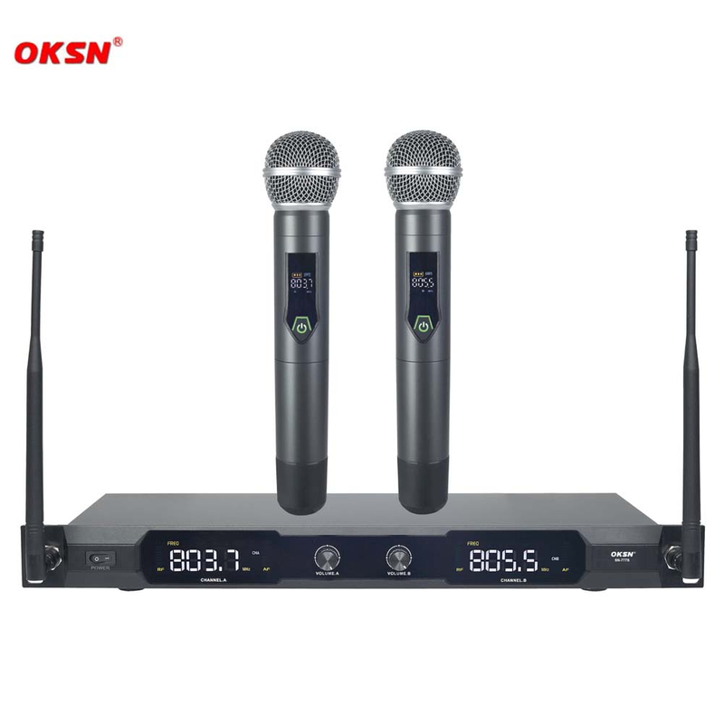 PROFESSIONAL MICROPHONE Frequency-Hopping Wireless Microphone System SN-777S