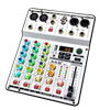  Luminous mixing console, various effect lighting effects，Luminous audio mixer DF-4/8