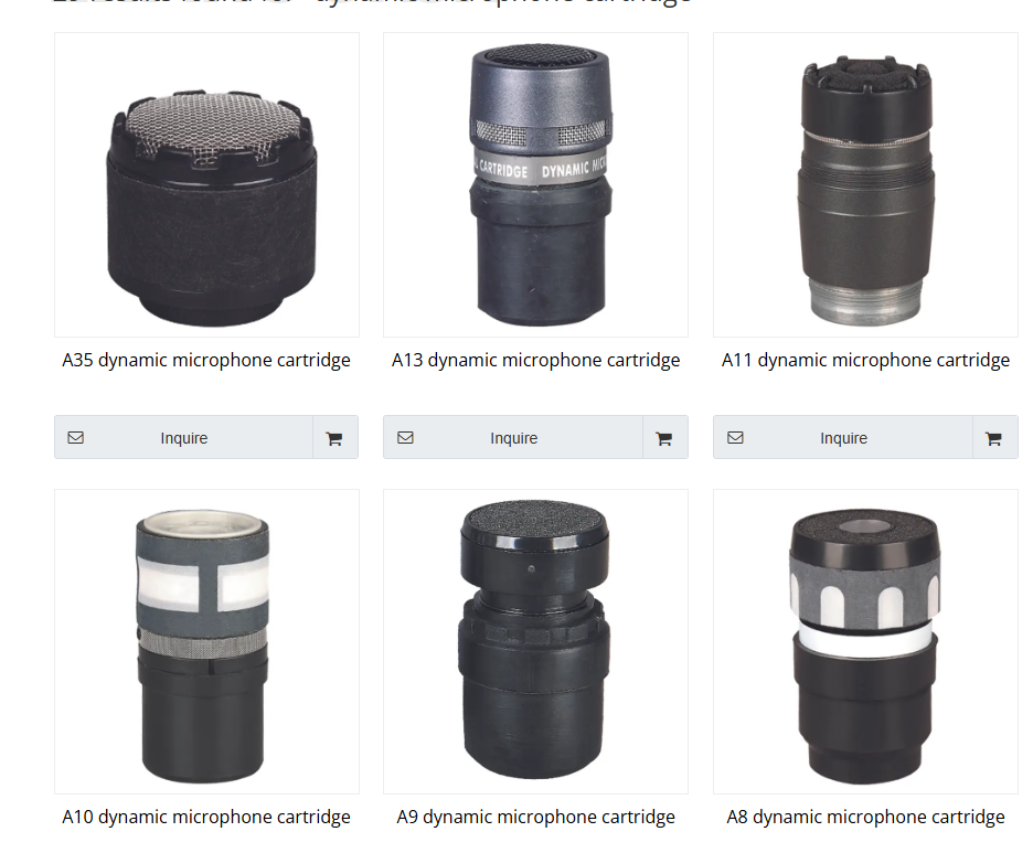 microphone cartridge