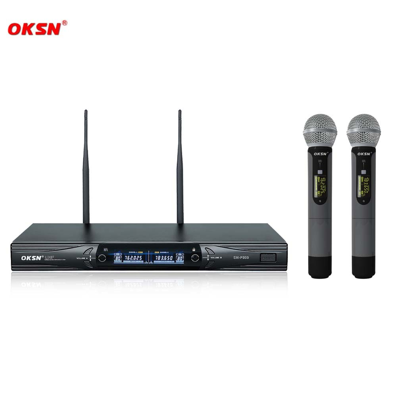 UHF DUAL Fixed-Frequency Wireless Microphone System SN-P500