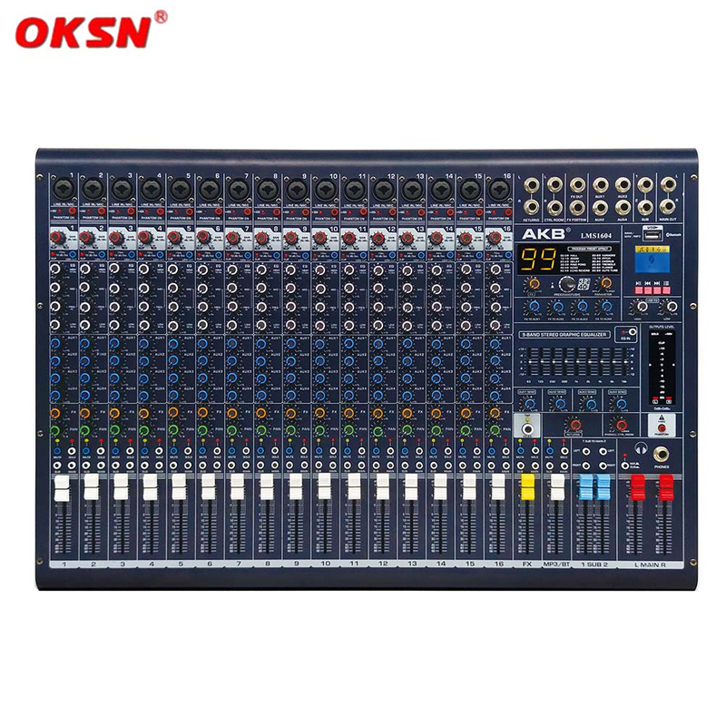 Mixing Desk Audio Interface LMS1604 Live Audio Mixer Gaming Audio Mixer Podcast Audio Mixer