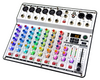  Luminous mixing console, various effect lighting effects，Luminous audio mixer DF-4/8