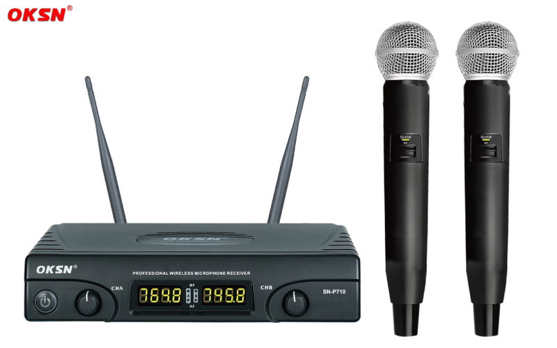 SN-P710 Karaoke UHF Wireless Microphone System Karaoke Microphone