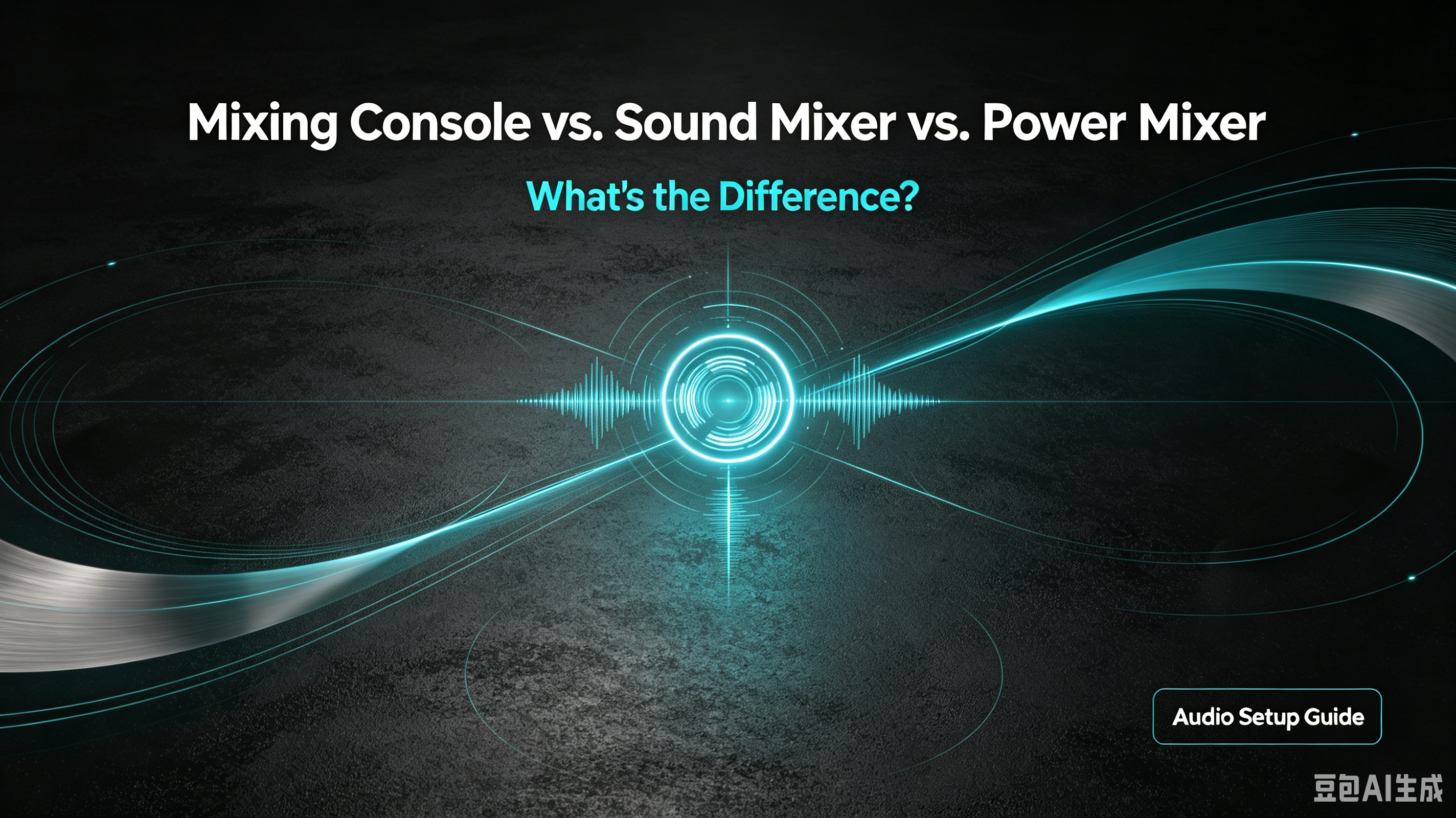 Mixing Console vs. Sound Mixer vs. Power Mixer: What's the Difference?