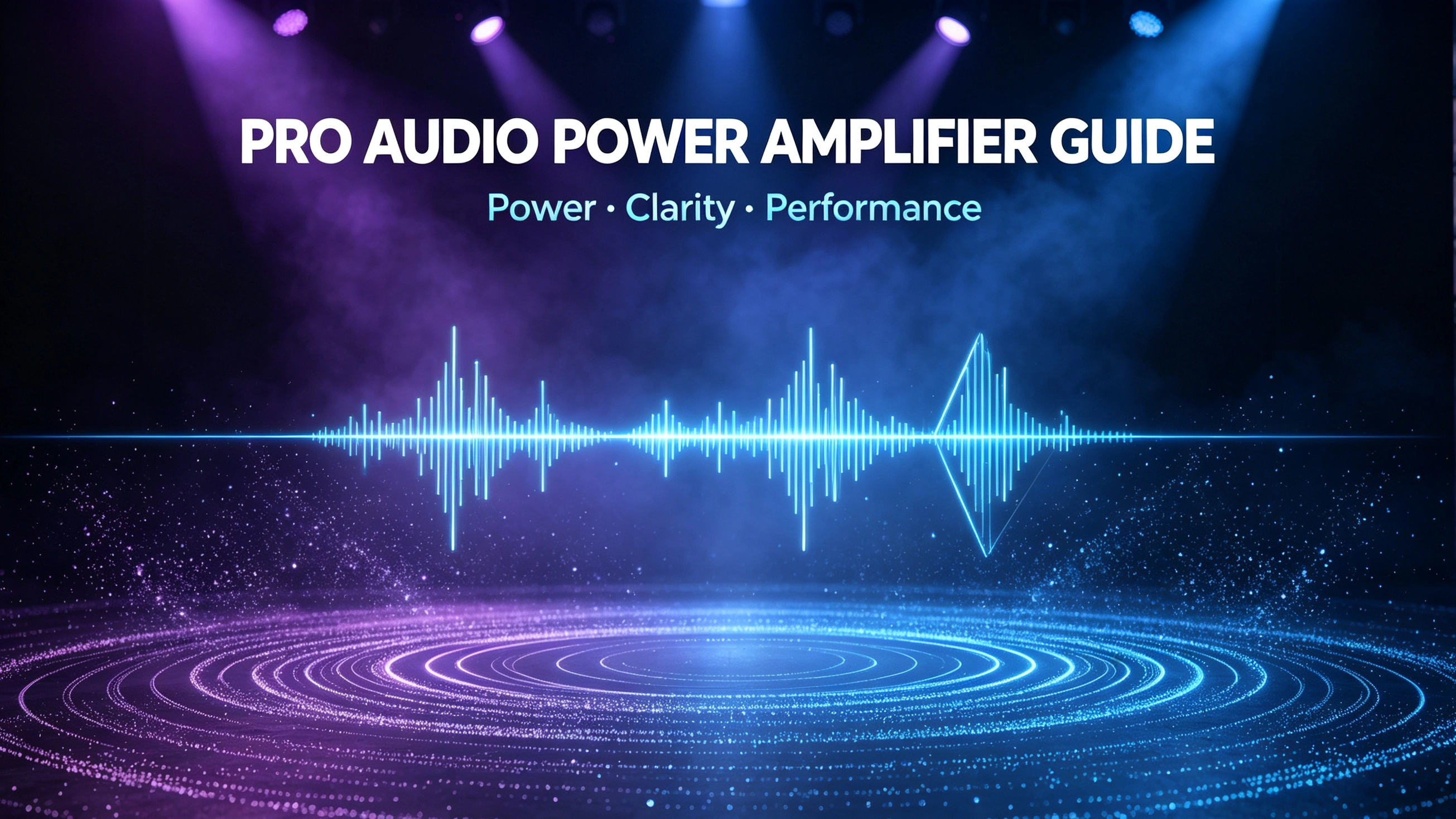 Pro Audio Power Amplifier Guide: Standards & How to Choose